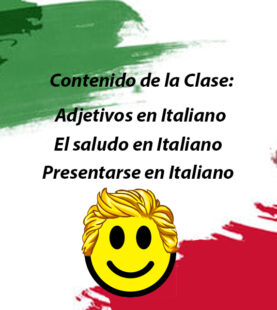 Adjetivos en italiano