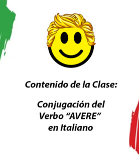 Conjugación del Verbo AVERE en italiano